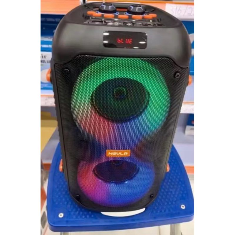 Caixa de Som Amplificada 2200w p.m.p.o. Bluetooth C/ Microfone / HY-1217